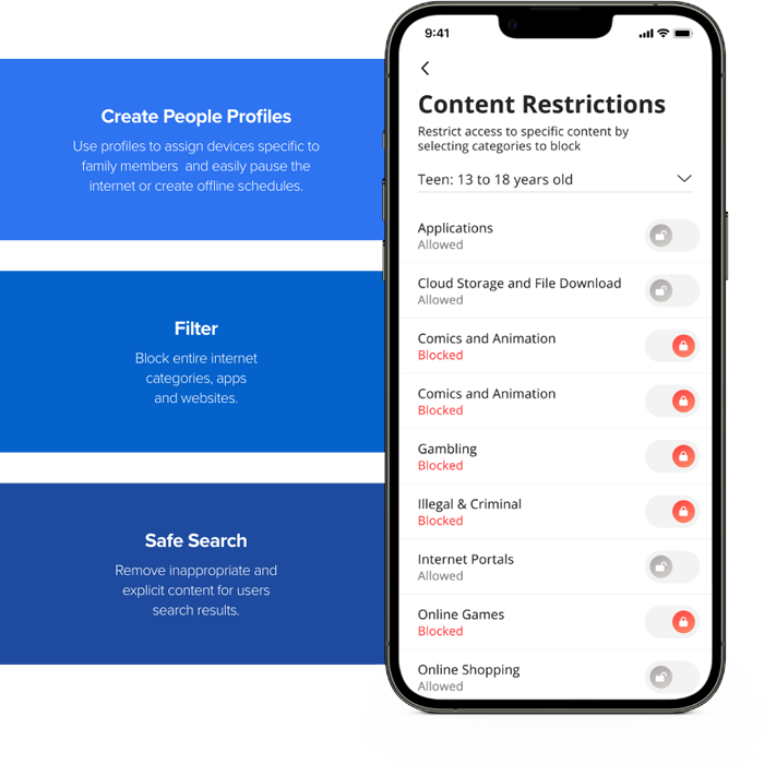 Blast WiFi Experience - IQ Control Features